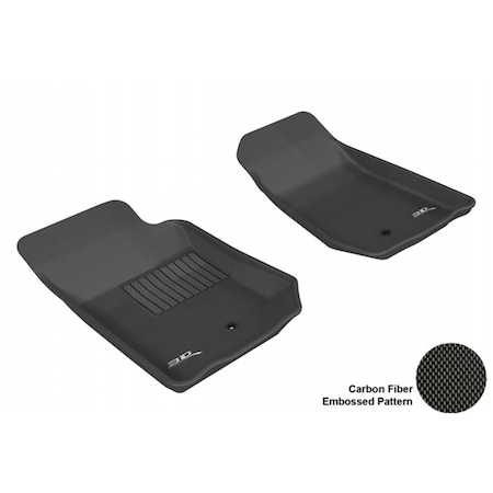 3D Maxpider JEEP WRANGLER/ WRANGLER UNLIMITED 2007-2013 KAGU BLACK R1 Floor Mat L1JP00311509